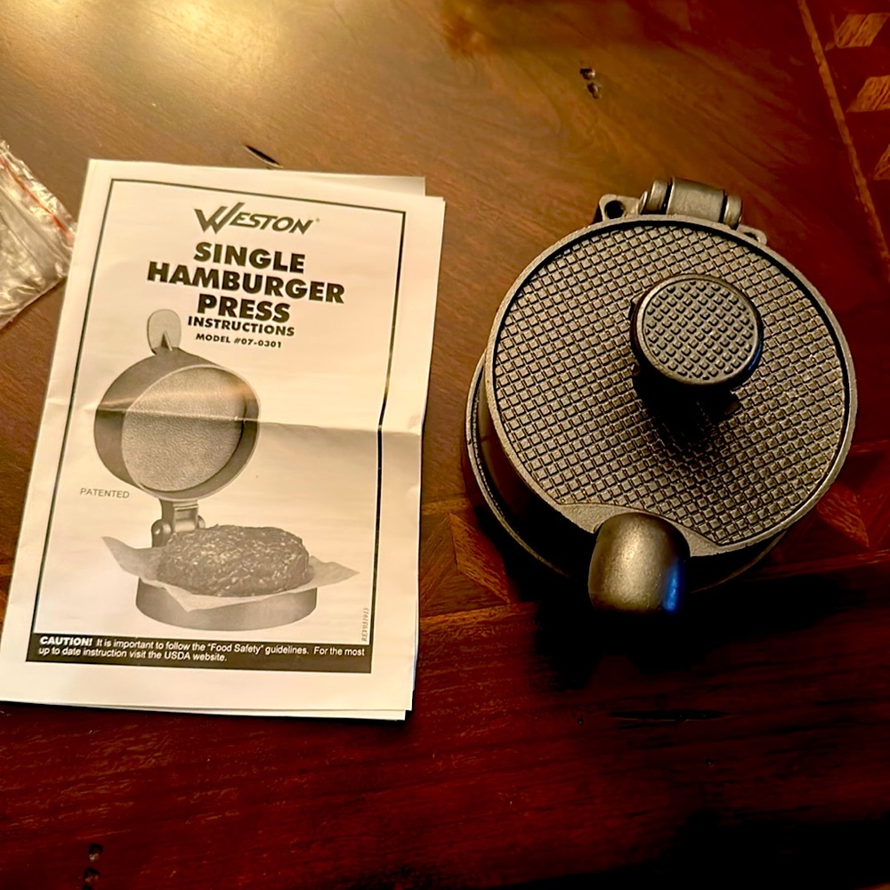 Westin single hamburger press